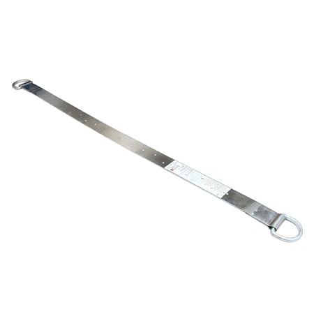 Super Anchor Safety Tile Retro-Fit 14ga. 430sst w/Stamped Dacromet D-ring. Single Hole Size 2815-T